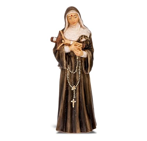 Estatua de Santa Rita de Casia 4 pulgadas