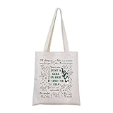 MNIGIU Book Inspired Gift Book Tote Bag B-ook Merch Fanfiction G-ift B-ook Fandom Gi-ft (For you I would Tote)