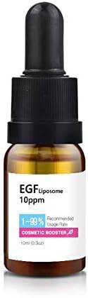 [ EGF Liposome 10ml ] Cosmetic Ingredient - EGF Liposome 10ppm ampoule 10ml(0.34 fl. oz) | Cosmetic Grade | Skin Repair & Boosts the synthesis of collagen & Anti Wrinkle