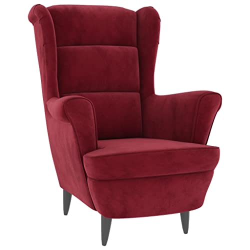 Hommdiy Sessel Loungesessel Fernsehsessel Ohrensessel Relaxsessel Wohnzimmersessel Couchsessel Armsessel Polstersessel Lounge Weinrot Samt Hommdiy Sessel Loungesessel Fernsehsessel Ohrensessel Relaxsessel Wohnzimmersessel Couchsessel Armsessel Polstersessel Lounge Weinrot Samt