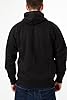 LABEL APPAREL Mens Zip Up Hoodie 300GSM Fleece Plain Pullover Zipped (UK, Alpha, 5XL, Regular, Regular, Black) #1