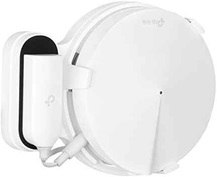 HOLACA Outlet Mount Hanger for TP-Link Deco M5 Whole Home Mesh WiFi System- No Messy Wires Sturdy Deco M5 Wall Mount Bracket Easily Be Moved Saving Space (1Pack)