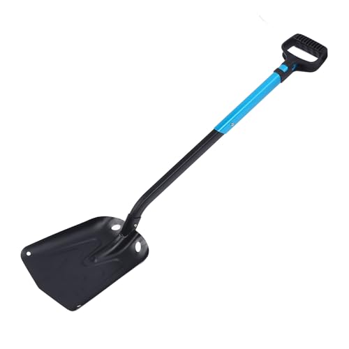 Pala da in Metallo, Modello Largo 48 Pollici con Manico Regolabile, Staccabile e Antiscivolo, Adatta per attività Domestiche o Viaggi