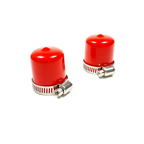 Ispeedytech N54 CHARGE PIPE VACUUM PLUGS CAP COVER for BMW 335i Z4 535i 535xi 335xi 335is 135i e90 e92 e89 3.0l n54 (Red)