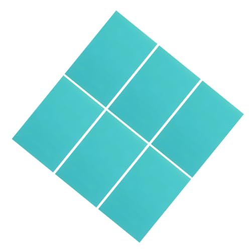 HOMSFOU DIY Carving Sheets for Kids 6pcs Safe PVC Glue Board Carving Rubber Sheets