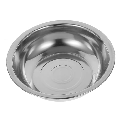 BESPORTBLE Ciotola in Acciaio Inossidabile Multiuso per Insalate e Lavaggio Verdure Resistente e Facile da Pulire per Preparazioni in Cucina e Uso Quotidiano