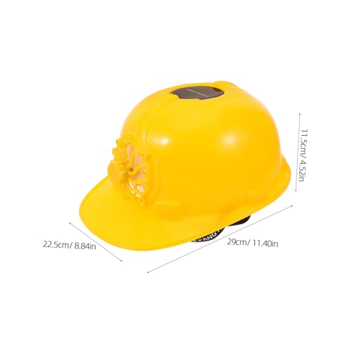 Ventilador de casco con ala visera y protector solar para sombrero duro 2