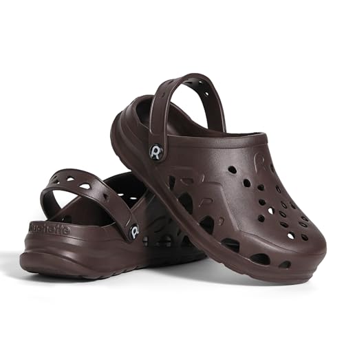 Image of HEVA Womens Garden Clogs | Classic Slip-on Slippers,Quick Drying Sport Sandals