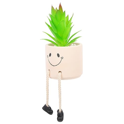 Amosfun 1 Juego Planta En Maceta Colgante De Muñeca Suculento Plantas Falsas De Oficina Bonsái Pequeño Falso Mezclado En Conserva Decoraciones De Plantas Verdes Falsas Positivo Cerámica