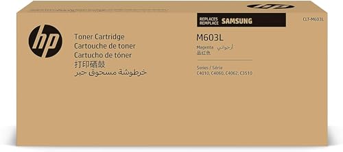 Samsung Clt-M603L, Su346A, Cartuccia Toner Ad Alta Capacità, Da 10.000 Pagine, Compatibile Con Le Stampanti Samsung Laserjet Proxpress Color C4010Nd, 
