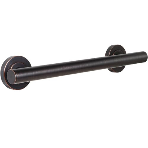 Lava Odoro Shower Grab Bar Modern Stainless Steel Handicap Grab Bar for Bathtubs and Showers Shower Safety Bar for Seniors Disabled ADA-Compliant (Oil Rubbed Bronze 24 Inch)