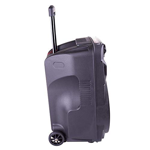Caixa Amplificada Amvox Bluetooth USB MicroSD Auxiliar Bivolt Recarregável 400W ACA 401 TSUNAMI