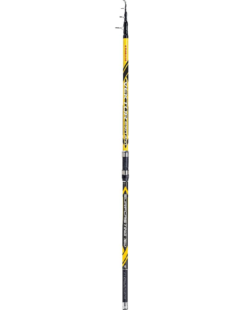 Trabucco La Nuova Canna Vektor PRO Surfcasting un'azione parabolica, è Perfetta per la Pesca da Spiaggia, da scogliere o moli. RESO Sempre Gratuito Canna Vektor PRO Surfcasting Nessuno