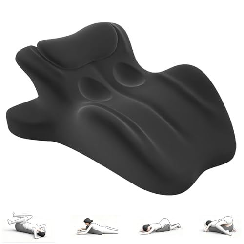 Oreiller Intime Pour Couples, Coussin Couple En Mousse à MéMoire De Forme Pour Couple,Oreiller Ergonomique En Mousse à MéMoire, Coussin De Soutien Pour Les...