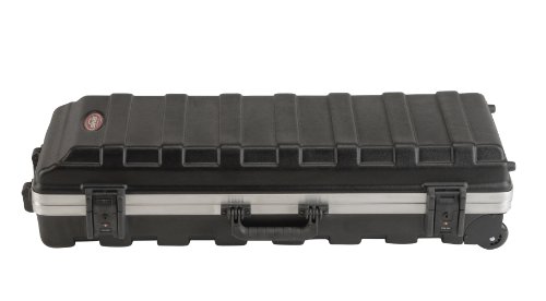 Image of SKB Compact Stand Case 36-1 /2 x 11-7 /8 x 8-1 /4 with Wheels & Straps, TSA Latches, Over molded Handle
