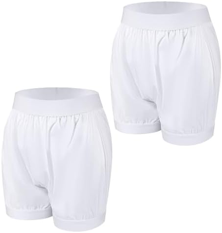 Carer 2 Piezas Cubrepañales para Adultos Incontinencia Ropa Interior Bóxer Impermeable Antifugas Lavable Reutilizable Unisex Blanco Talla M