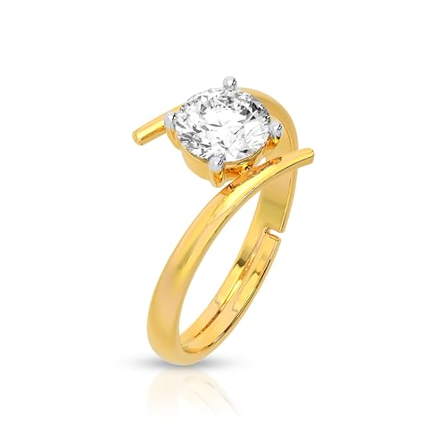 Image of ANAYRA Flare Sterling Silver Ring for Women & Girls, Stylish Anti Tarnish 925 Sterling Silver Jewellery for Women for Daily Use, Hallmark Certified, Valentine Gift for Girlfriend & Wife