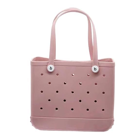 EVA Silicone Handbag Summer Beach Bag Waterproof Sandproof Outdoor Tote Bag Portable Travel Bag Beach Sports Waterproof Handbag