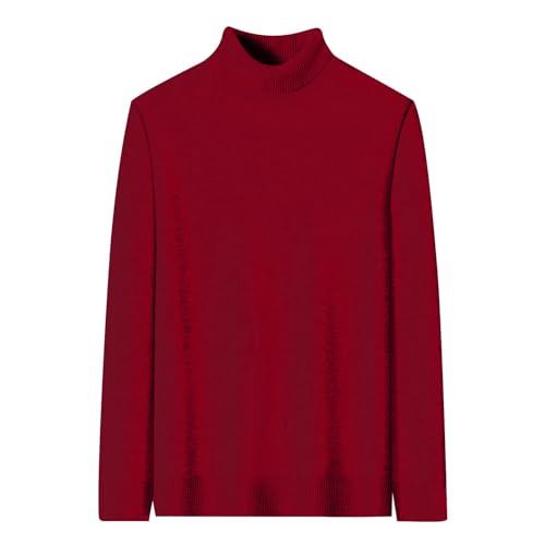 Sweater Men Round Neck Long Sleeve Sweater Casual Pullover Sweater Cable Knit Pullover Plus Size Warm Winter Outwear