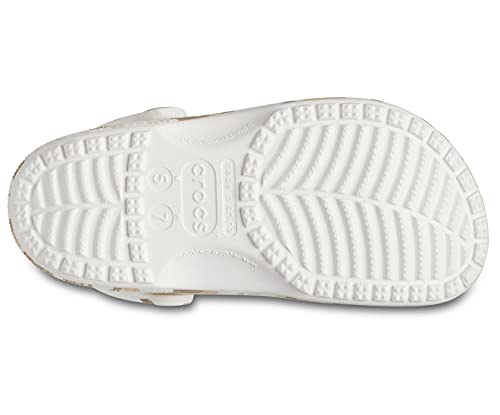 Image of crocs Unisex Adult White /Multi Clog (206454), 6 UK