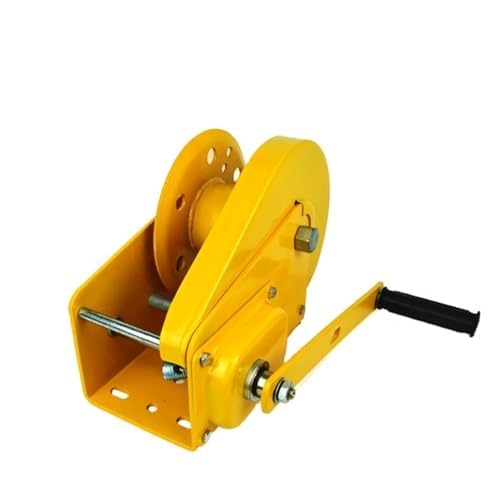 Treuil manuel pour remorque de bateau et halage de quad en forêt