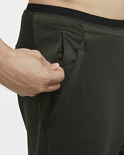 Nike Pro Men's Fleece Training Pants Sequoia Running Joggers (X-Large)