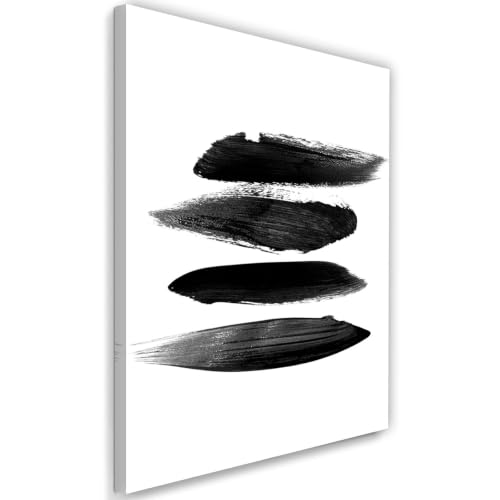Œuvre d'art abstraite haut de gamme BOSKMS 60x90cm toile minimaliste