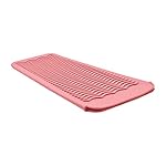EIOKIT-Silicone-Heat-Resistant-Travel-Mat-Pouch-for-Hair-StraightenerCrimping-IronHair-Curling-IronHair-Curling-WandFlat-IronHair-Waving-Iron-and-Hot-Hair-Styling-Tools-Light-Pink