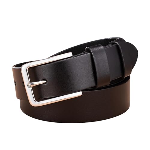 Ceinture en cuir boucle à broches solide pour résoudre les problèmes de taille
