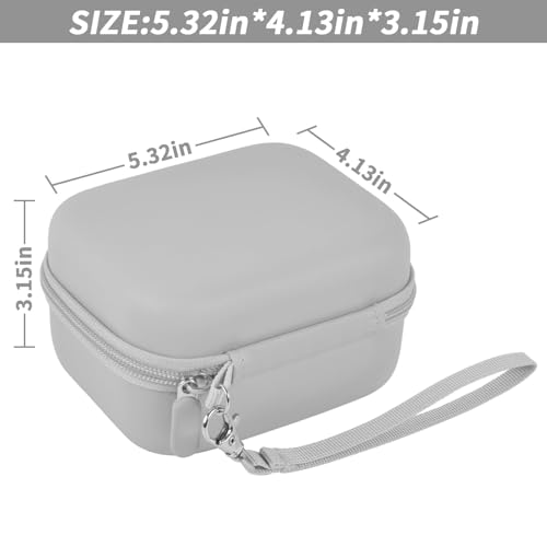 Image of Sticker Printer Case for IDPRT /for Anycash /for ETIKEZ PM290C / for Memoking T02 / for Phomemo M02 / T02 / Q30S Mini Photo Printer. Holder for Label Maker, Thermal Paper, USB Cable (Box Only)-Gray