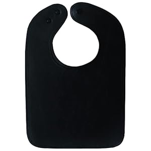 Vegan Leather Bibs for Boys and Girls with Snaps Newborns and Toddlers 1-3 Years