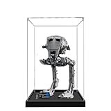 Matériau acrylique haute transparence : vitrine en acrylique pour Lego 75417 At-ST Walker uniquement. Fabriquée en acrylique transparent de haute qualité avec une excellente résistance aux chocs et une haute transparence, cette boîte de présentation offre une excellente protection pour votre collection contre la poussière, l'humidité et les dommages tout en assurant une parfaite protection