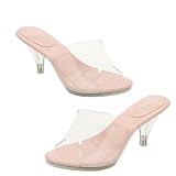 Sandali Donna con Tacco,Sandali con Tacco Alto Fresh Girl, Sandali Sexy con Cristalli, Sandali Casual Versatili per Tutti i giorni-B-35