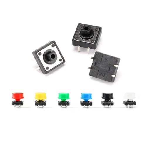 Interrupteur tactile PCB et capuchons de bouton multicolores pour montages électroniques