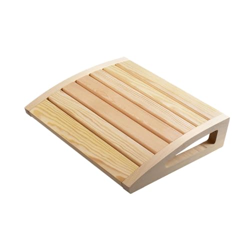 Fonowx Poggiatesta per Sauna in Legno Schienale Accessori per Sauna Cuscino per Il Collo per Regalo di Amici per Donne/Uomini