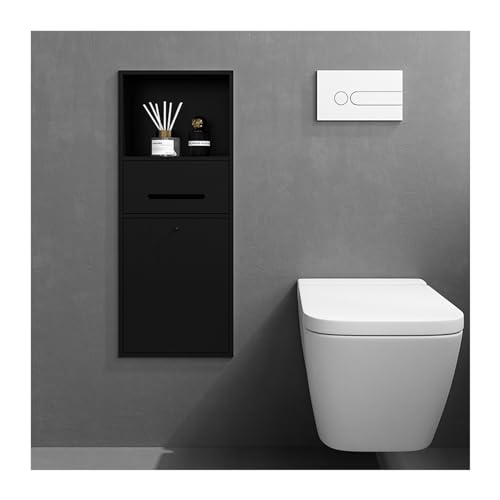 Niche de douche en acier inoxydable pour une salle de bain moderne et épurée