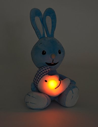 Simba 109461001 Kikaninchen aus kuschelweichem Plüsch mit leuchtendem Mond im Arm / 35cm / Für Kinder ab den ersten… – Bild 4