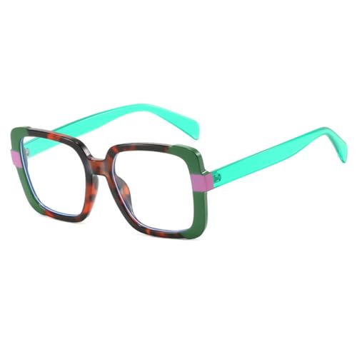 Lunettes carrées montures femmes et hommes avec verres clairs style rétro chic
