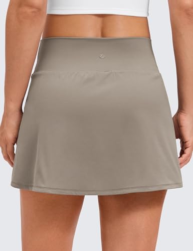Image of CRZ YOGA Butterluxe High Waisted Tennis Skirts | Built-in Shorts with Pockets, Extremely Soft, Casual, A Line, Stretchy, Mini, Skort for Women