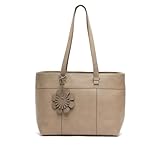 MISAKO Filiberta bolso shopper grande con detalle colgante ED. Mujer - Filiberta Piedra 26x32x14cm