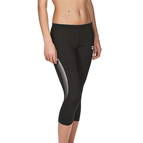 Arena W Run 3/4, Pantaloni Donna, Nero (Black), S