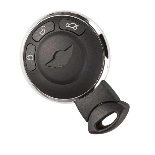 OcioDual Carcasa Mando Coche de 3 Botones Compatible con BMW Mini Cooper R56, Reemplazo Mando a Distancia Coche con Espadín Virgen, Cubierta Rígida