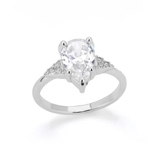 Bague motif drop d'eau le cadeau idéal pour couple