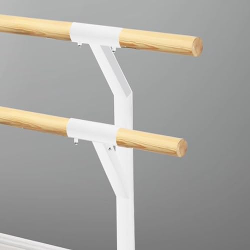 Barre de danse mobile réglable barre de ballet blanche 150 cm - 5