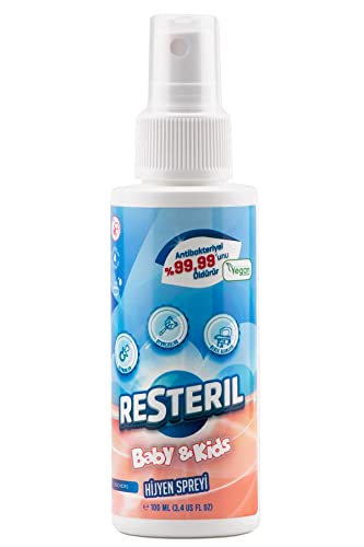 Bebek Dezenfektan Sprey Alkolsüz Bebek Dezenfektanı Seyahat Boy 100 ml Saf Hipokloröz Okul Hijyen Spreyi Baby Kids