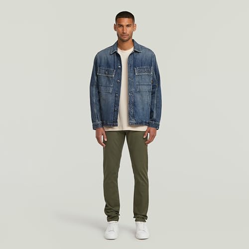 G-STAR Herren Skinny Chino 3.0, Grün (Combat D25179-C105-723), 26W / 32L – Ansicht 3