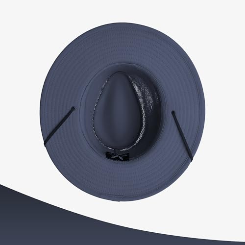 Image of Henschel Hats Original Aussie Breezer - Wide-Brim Sun Hat for Men with Adjustable Chin Cord | Perfect Men's Summer Hat