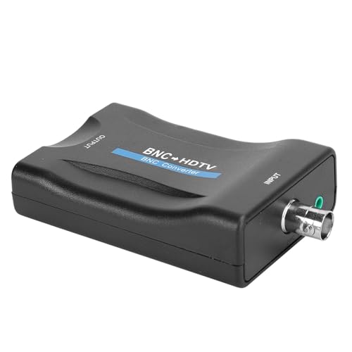 Cuifati BNC to HDMI Converter Adapter Female CVBS BNC HDMI Coax Connector Coaxial Composite Analog Video Audio Input 1080P Output HDCP Hook Security Camera DVRs