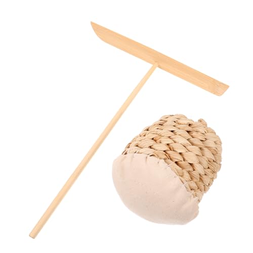 HANABASS 1set Pancake Oil Spreader Tool Crepe Applicator for for Pancakes Fried Eggs More Kitchen Utensil for Home Commercial Use