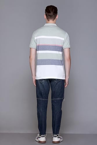 Image of SANE ORIGINALS Polo T-Shirt for Men with Pocket || Striped Polo for Men